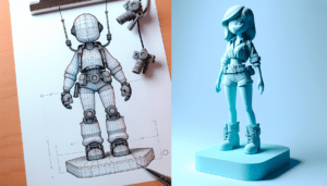Diseño de personajes en 3D: del boceto gráfico al prototipo tangible