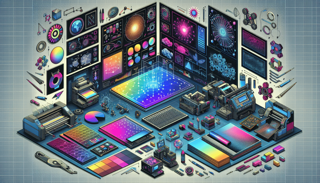 Diseño gráfico y la revolución de la impresión: Técnicas y materiales futuristas