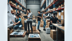 Cómo gestionar el inventario y la logística en el diseño de merchandising