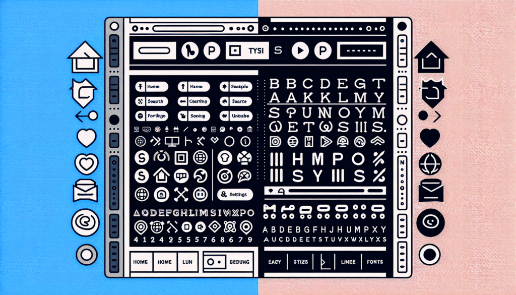 Diferencias entre Iconografía y Tipografía en el Diseño Web