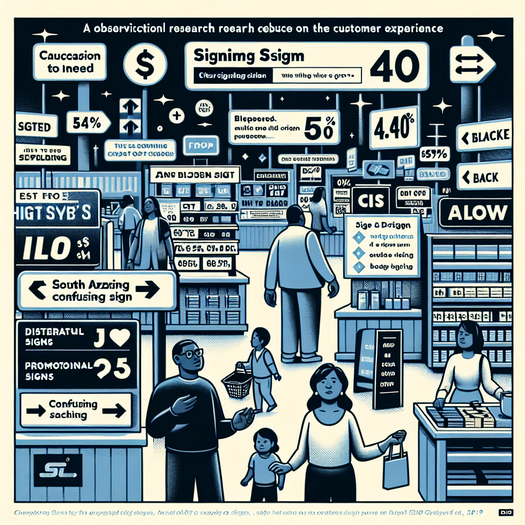 Impacto del Diseño de Señalética en la Experiencia del Cliente en Retail