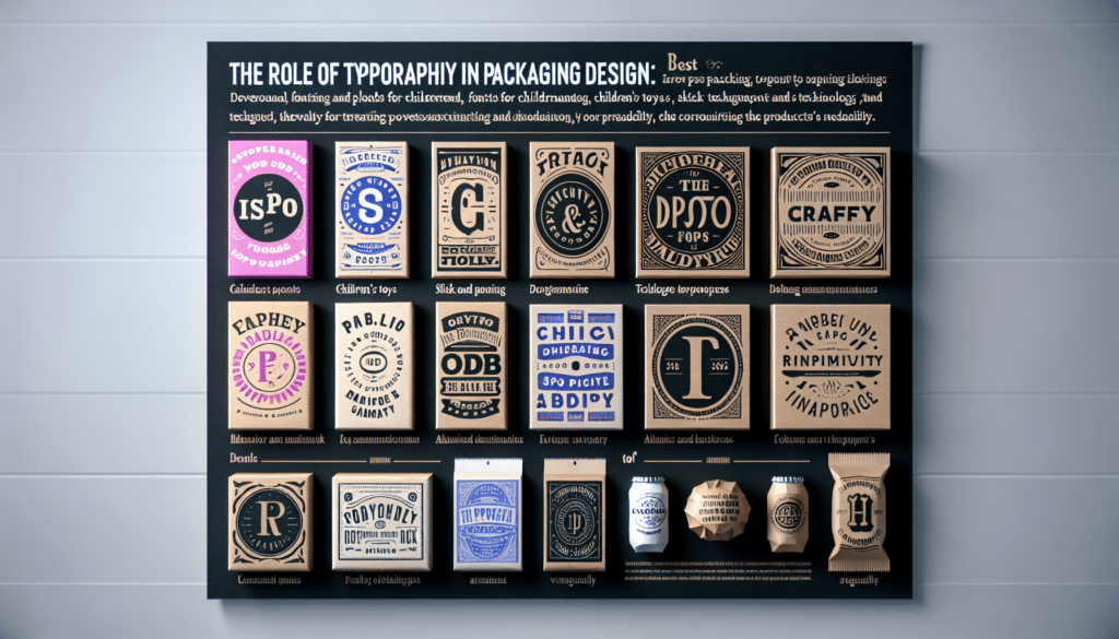 El papel de la tipografía en el diseño de empaques: Mejores prácticas