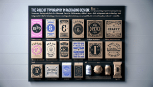 El papel de la tipografía en el diseño de empaques: Mejores prácticas
