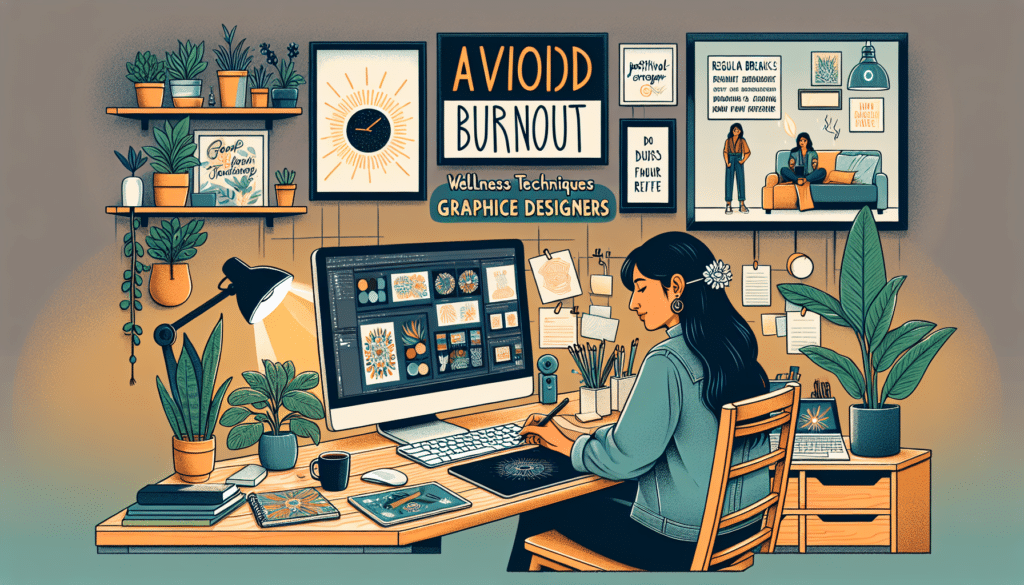 Evita el burnout: Técnicas de bienestar para diseñadores gráficos independientes