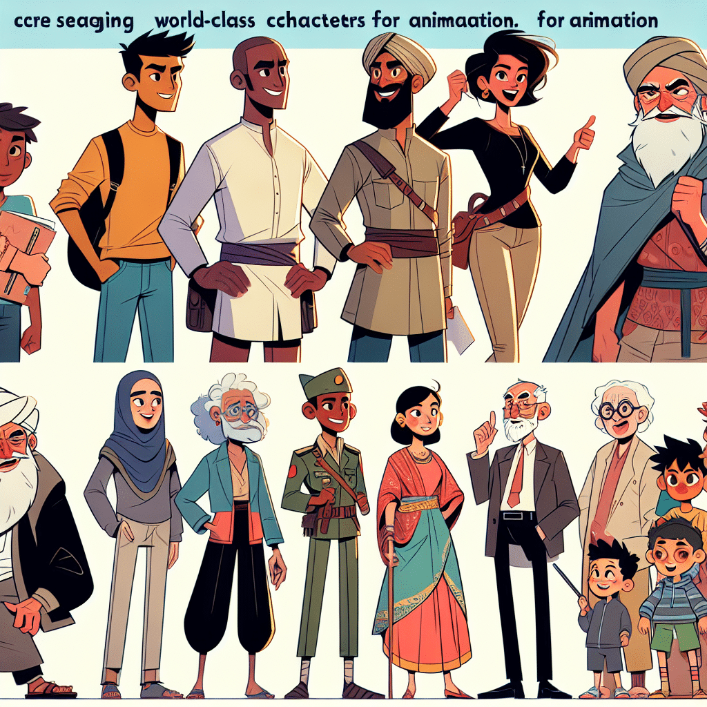 Diseño de Personajes para Animación: Elementos Clave para el Éxito