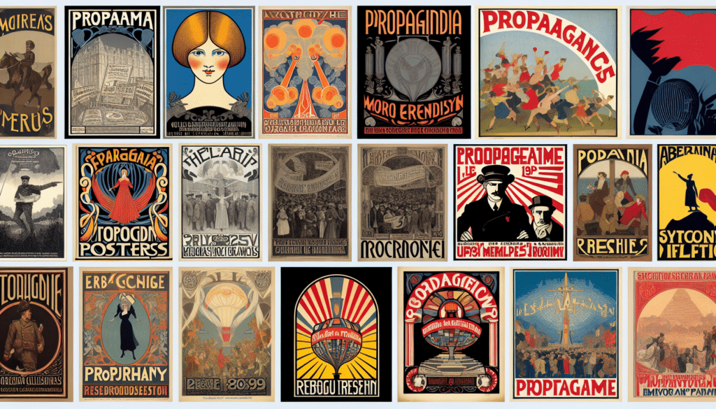 Carteles de Propaganda: Análisis de su Rol en la Historia del Diseño Gráfico