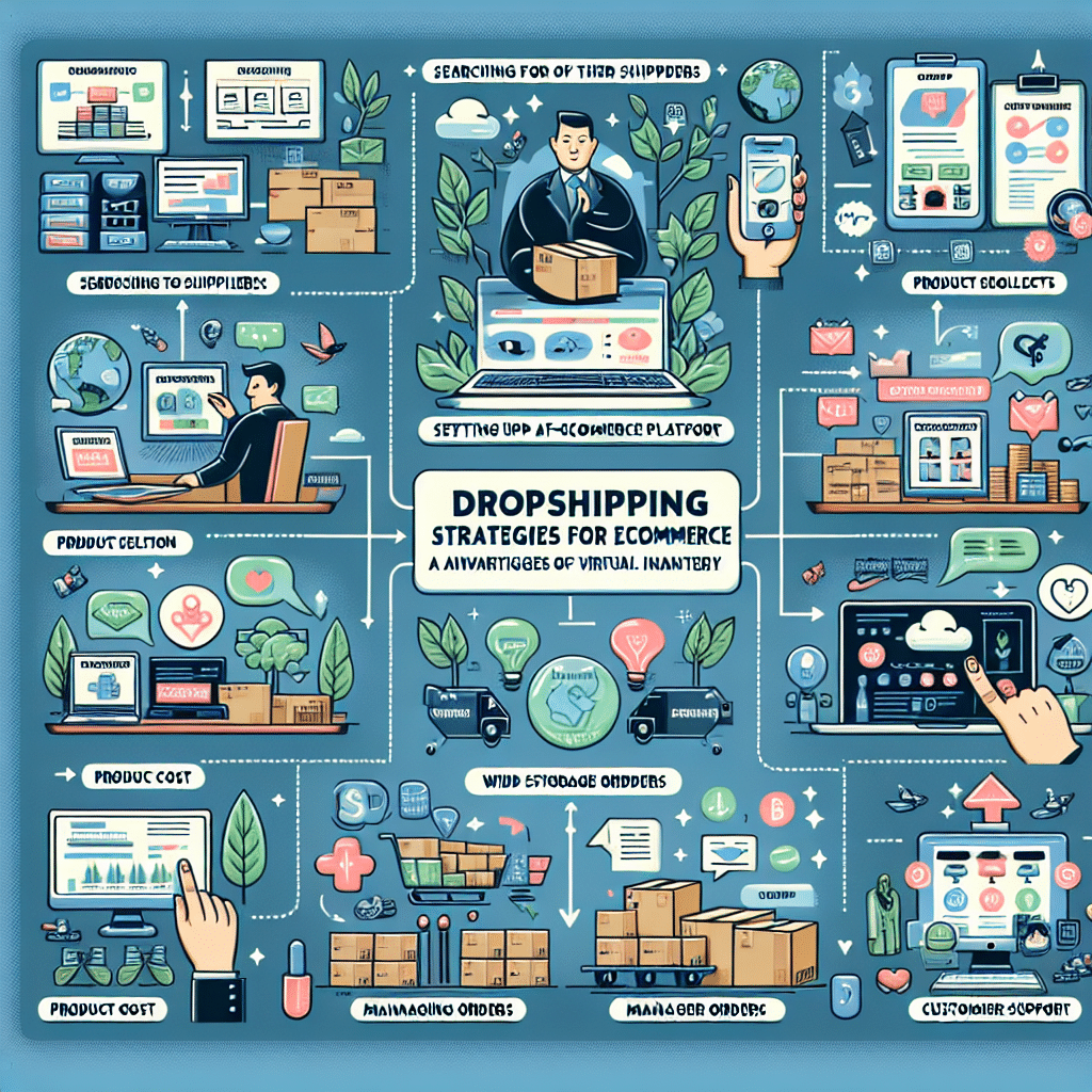 Estrategias de Dropshipping para Ecommerce: Ventajas de un Inventario Virtual