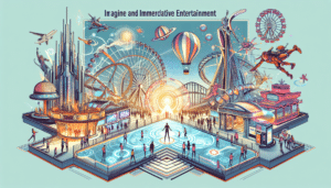 Diseño gráfico y entretenimiento inmersivo: El futuro de los parques temáticos y experiencias interactivas