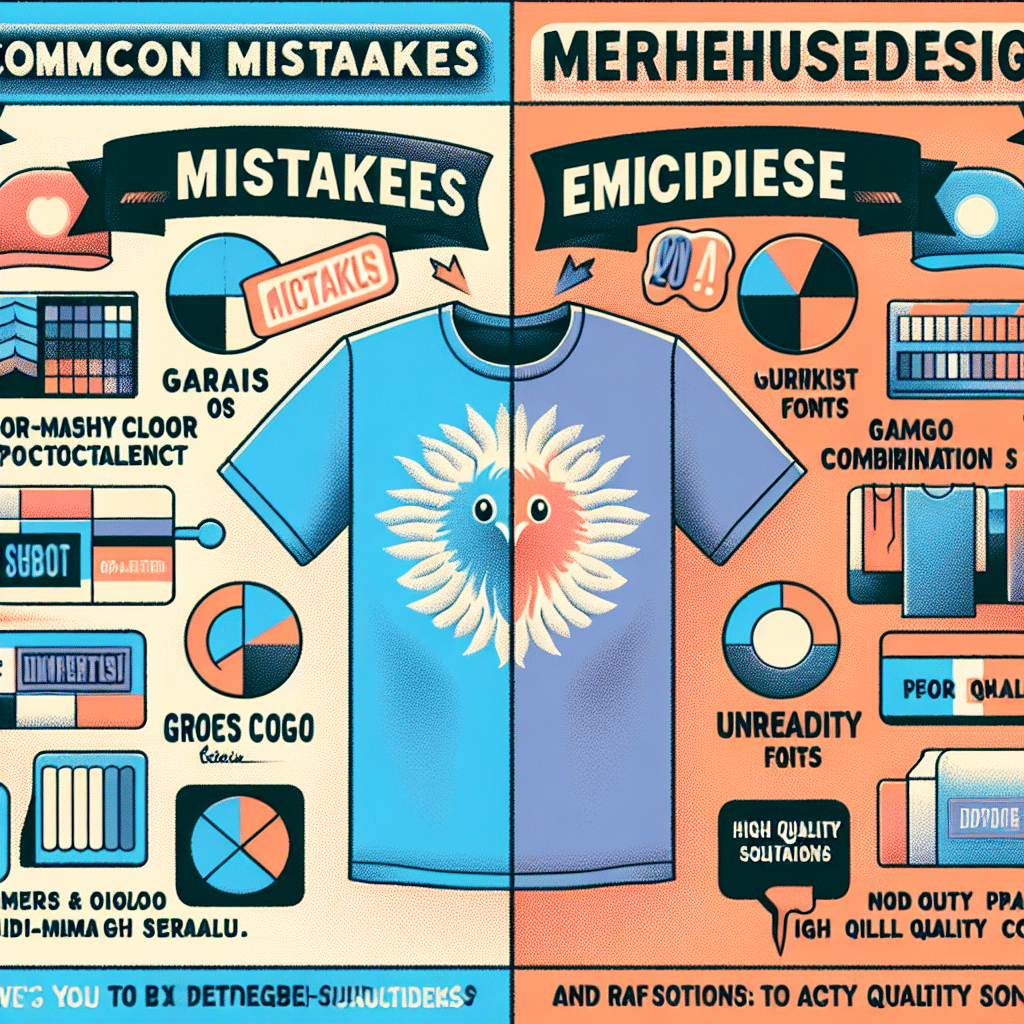Errores comunes en diseño de merchandising y cómo evitarlos