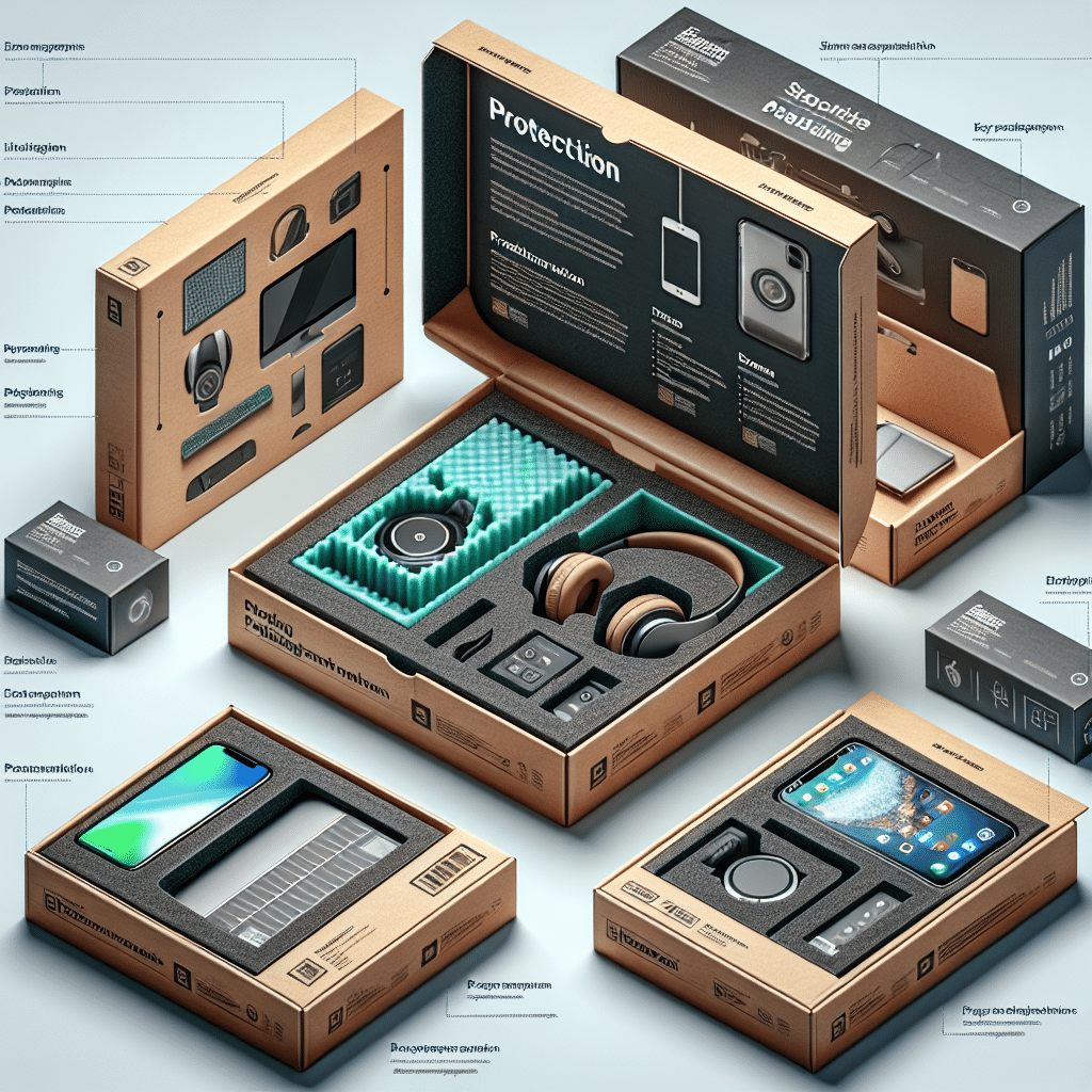 Diseño de empaques para productos electrónicos: Protección y presentación