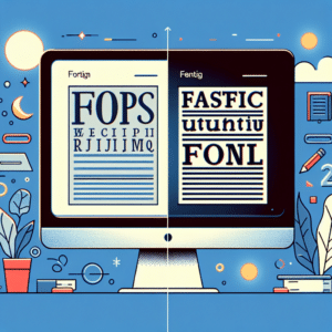 Fuentes Display: Cuándo y Cómo Usarlas en tu Sitio Web