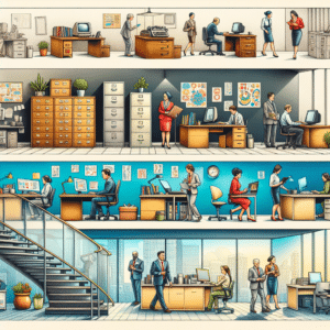 Diseño gráfico y la transformación del espacio de trabajo: Oficinas y entornos colaborativos