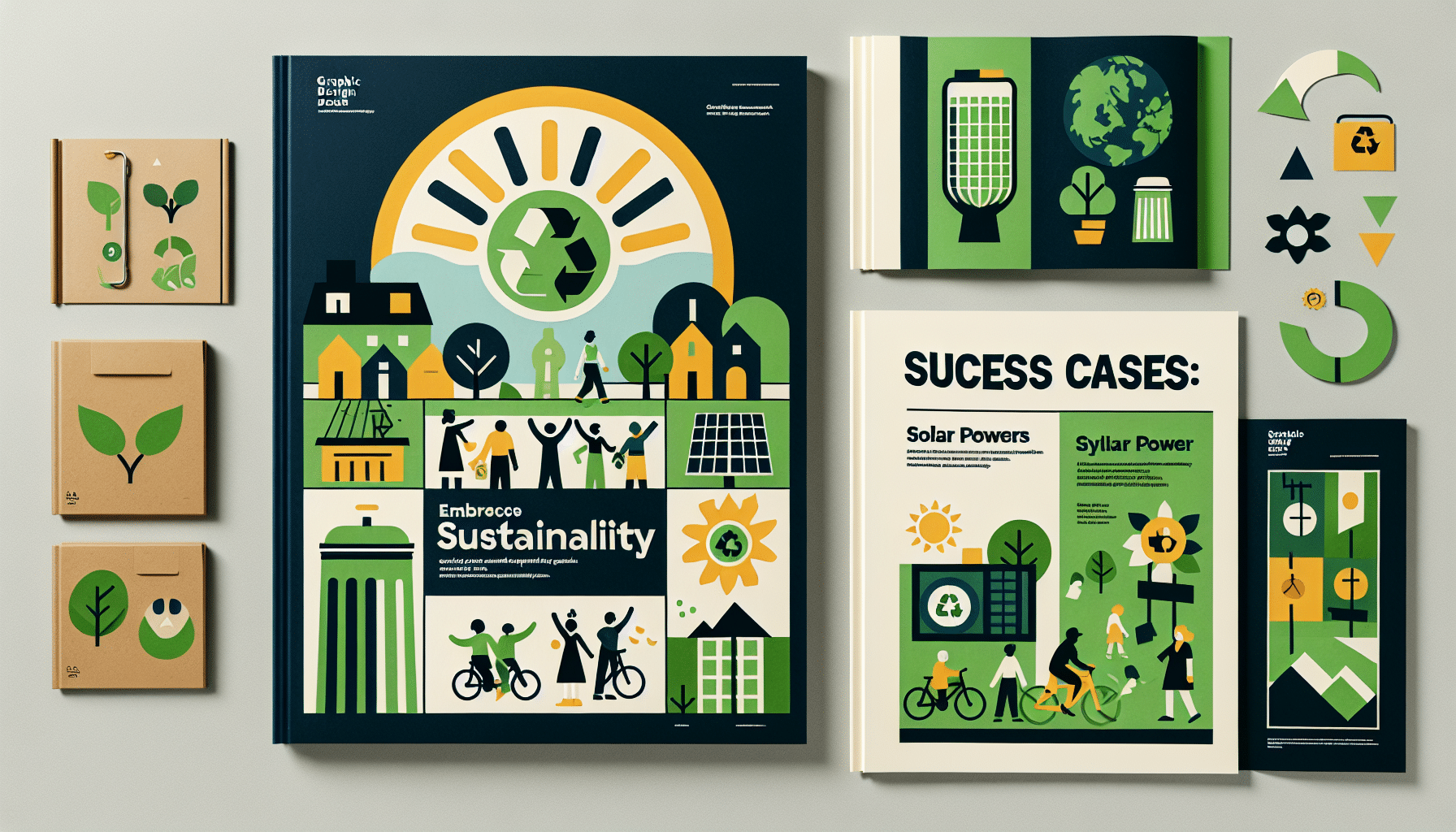 Casos de Éxito en Diseño Gráfico Sostenible