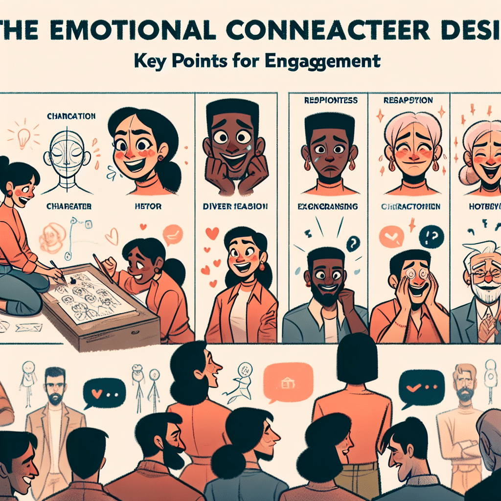 La Conexión Emocional en el Diseño de Personajes: Claves para el Enganche