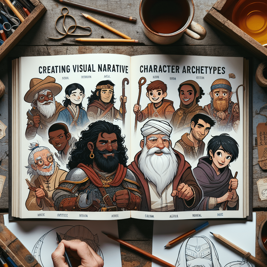 Cómo Crear Arquetipos de Personajes para Narrativas Visuales