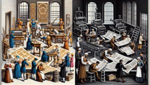 Cómo la Revolución Industrial Transformó el Diseño Gráfico