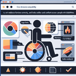 Diseño Web para Personas con Discapacidad: Asegurando la Compatibilidad Cross-Browser