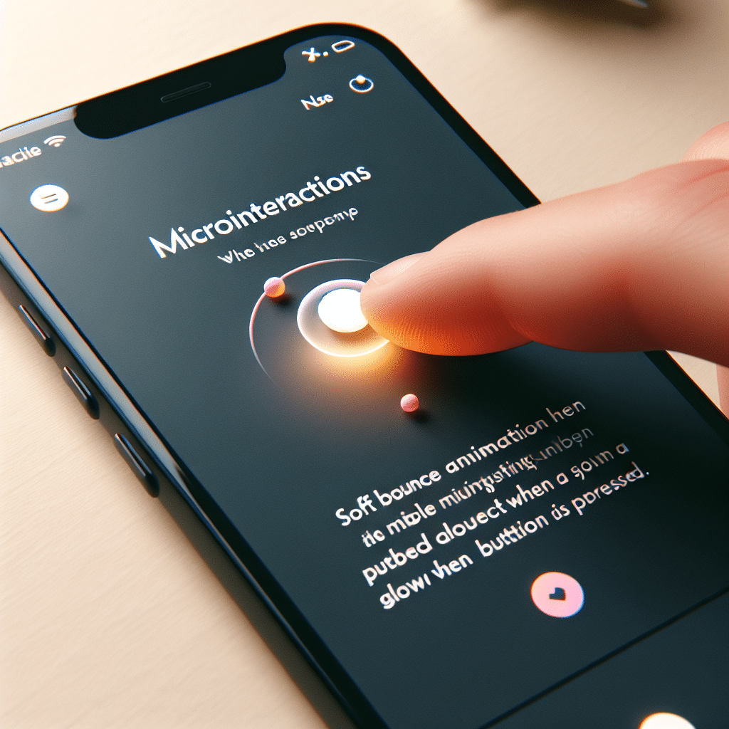 Microinteracciones: Detalles que Enriquecen la Web Móvil